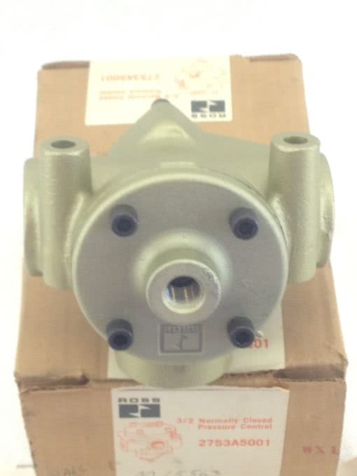 NEW! ROSS 3/2 NC PRESSURE CONTROL 2753A5001 FAST SHIP!!! (B133) 3