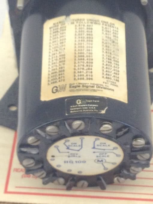 USED, GOOD G W EAGLE SIGNAL HG100 FLEXOPULSE TIMER FAST SHIP!!! (B133) 2