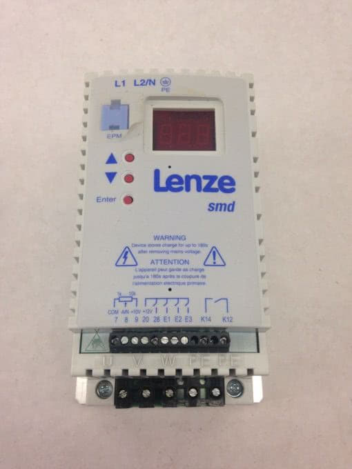 LENZE ESMD251X2SFA 000XX2H21 INVERTER MOTOR DRIVE (B405) 1