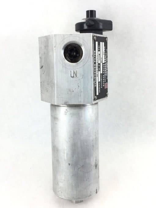 USED, GOOD SCHROEDER FILTER NF301N10PD5 BYPASS VALVE 3000 PSI (B73) 2