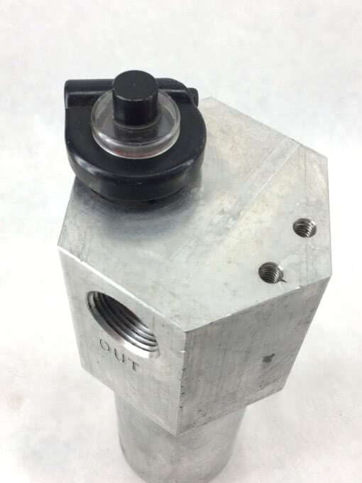USED, GOOD SCHROEDER FILTER NF301N10PD5 BYPASS VALVE 3000 PSI (B73) 4