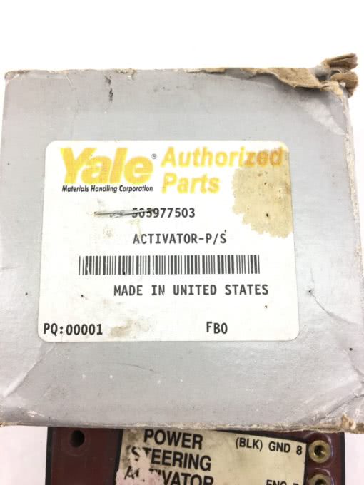 USED WITH BOX YALE 505977503 POWER STEERING ACTIVATOR, FAST SHIPPING! SB7 2