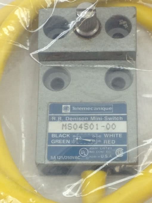 NEW! SCHNEIDER TELEMECANIQUE MS04S01-00 RB DENISON MINI-SWITCH (A108) 2