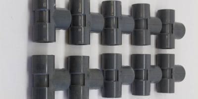 Nibco 1” Schedule 80 PVC Tee *Lot of 10* (B246) 1