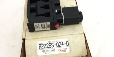 NEW IN BOX ARO A222SS-024-D Solenoid Air Control Valve, FAST SHIPPING! (B379) 1