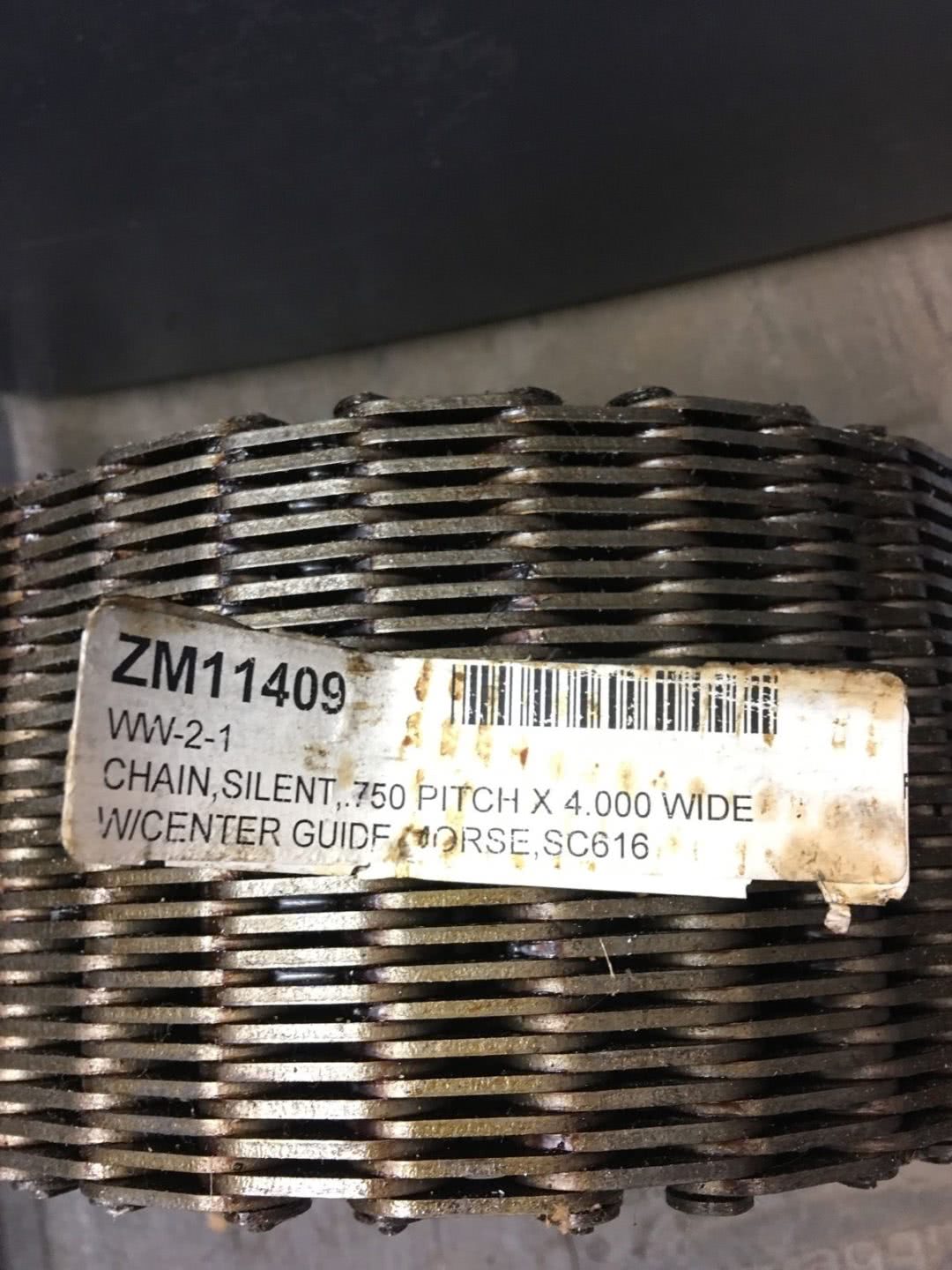 MORSE SC616 SILENT CHAIN 10 FEET, .750 PITCH X 4 WIDTH, B349