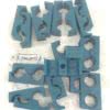 NEW! STAUFF GR3 #22 HD POLYPROPYLENE TWIN TUBE CLAMPS 22 PCS FAST SHIP!!!(A115) 1