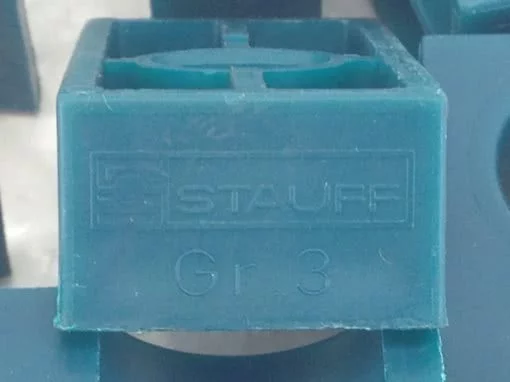 NEW! STAUFF GR3 #22 HD POLYPROPYLENE TWIN TUBE CLAMPS 22 PCS FAST SHIP!!!(A115) 2