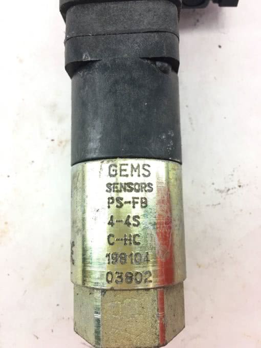 NEW GEMS SENSORS 198104 PS-FB 4-4S C-HC PRESSURE SWITCH, FAST SHIP! (A214) 2