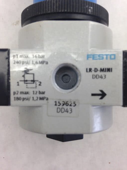 FESTO LR-D-MINI DD43 PRESSURE REGULATOR 180PSI (A847) 2