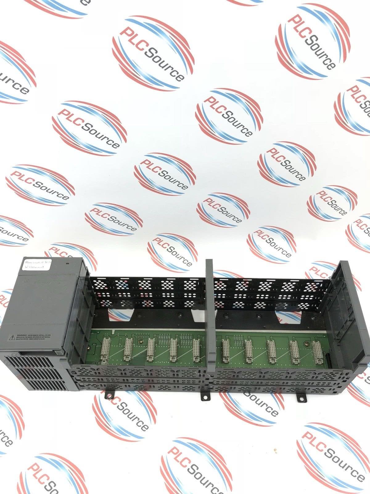 Muelle del puente popurrí falda ALLEN-BRADLEY 1746-A10 SLC 500 10-SLOT RACK SERIES B W/ 1746-P2 POWER SUPPLY