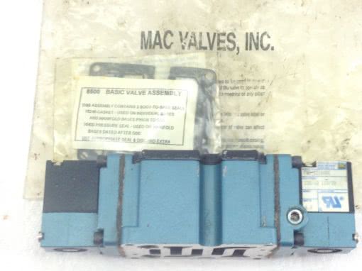 USED MAC VALVE 6500 SERIES MANIFOLD BODY, DUAL OP SOLENOID PMD-111DABE (H177) 5