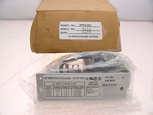 FACTORY SEALED!!! ACME SPWS-2412 REGULATED LINEAR Power Supply FAST SHIP! (B185) 1