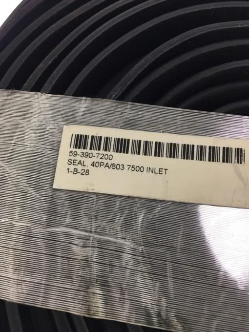 NEW NO BOX BLACK 40PA/803 7500 INLET SEAL, SAME OR NEXT DAY SHIPPING, B135 2