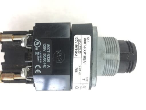 ALLEN BRADLEY 800T-FXP16GA1 PUSH BUTTON WITH CONTACT BLOCK NEW NO BOX (H48) 2