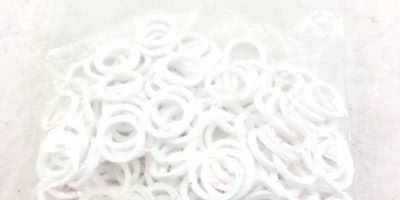NEW BIG BULK BAG OF 1/2 INCH UNION GASKETS, WHITE, FAST SHIPPING! (B364) 1