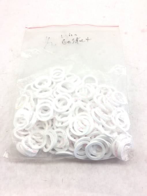 NEW BIG BULK BAG OF 1/2 INCH UNION GASKETS, WHITE, FAST SHIPPING! (B364) 1