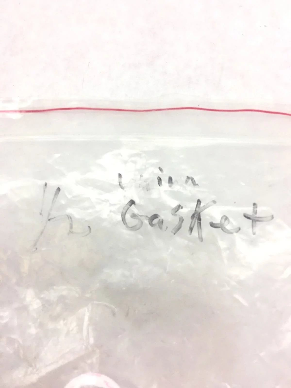 NEW BIG BULK BAG OF 1/2 INCH UNION GASKETS, WHITE, FAST SHIPPING! (B364) 2