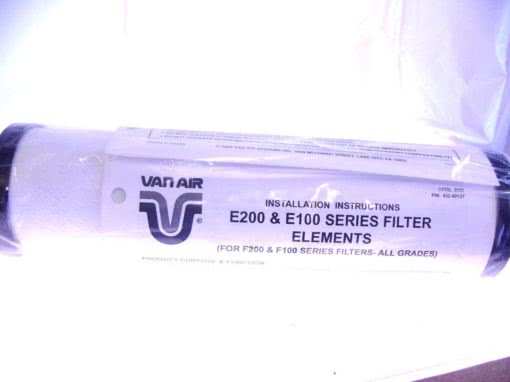 VAN AIR SYSTEMS FILTER ELEMENT E200-265RB / E100-225-RB NEW IN BOX!!! (G33) 1