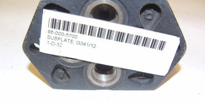 BOSCH REXROTH SUBPLATE 98-000-5700 G34 1/12 NEW!!! (F233) 1