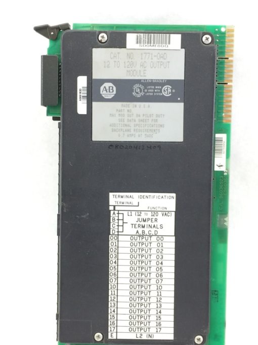 NEW! ALLEN BRADLEY 1771-OAD AC OUTPUT MODULE (H62) 1