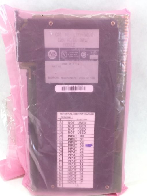 NEW! ALLEN BRADLEY 1771-IAD AC/DC INPUT MODULE (H62) 1