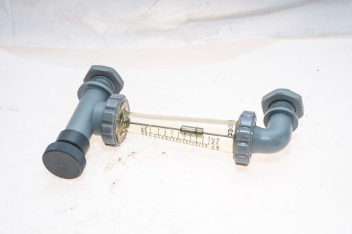 BLUE-WHITE INDUSTRIES F-44500LEA-8 GPM, LPM FLOWMETER NEW IN BOX FAST SHIP (G37) 2
