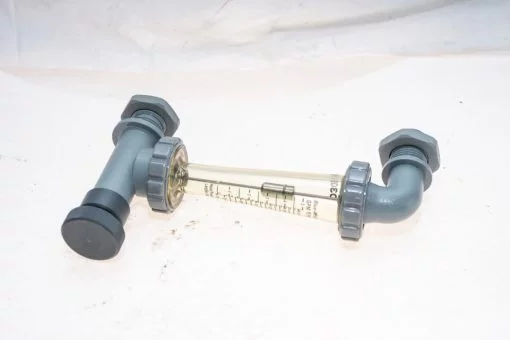 BLUE-WHITE INDUSTRIES F-44500LEA-8 GPM, LPM FLOWMETER NEW IN BOX FAST SHIP (G37) 2