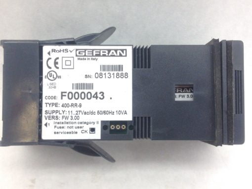 GEFRAN F000043 TYPE: 400-RR-8 VERS: FW3