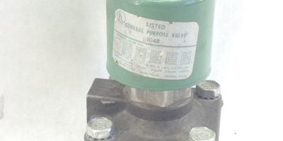 ASCO RED HAT #104R GENERAL PURPOSE SS SOLENOID VALVE 120VDC 1/2”(A852) 1