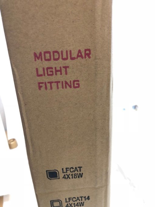 NEW IN BOX MODULAR LIGHT FITTING LFCAT 4X18W RECESSED, 18 WATT, FAST SHIP! (TLO) 2