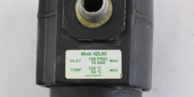 SPEEDAIRE 4ZL85 3/8” 150PSI AIR LINE MIST LUBRICATOR *used* (J65) 1