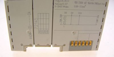 WAGO 750-523 1-CHANNEL RELAY OUTPUT MODEL RELAY 1A POTENTIAL FREE AC 230 (B186) 1