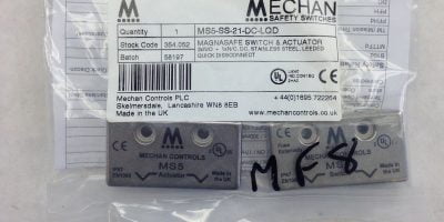 MECHAN MS5-SS-21-DC-LQD SAFETY SWITCH ACTUATOR (A760) 1