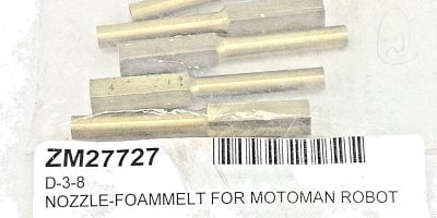 NEW! 27727 FOAM-MELT NOZZLES, MOTOMAN ROBOT 5-PACK FAST SHIP!!! (A541) 1