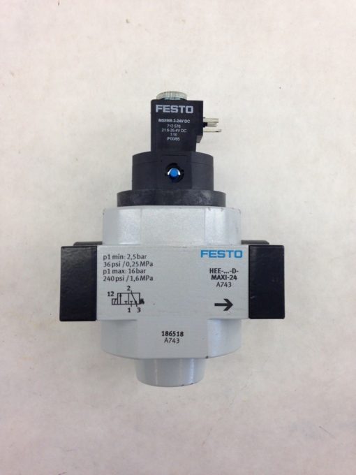 FESTO FRM-1/4-D-MIDI-A743 BRANCHING MODULE 186523 (A763) 1