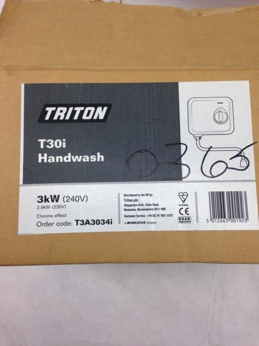 TRITON T30I ELECTRIC HAND WASH WATER HEATER (B407) 2