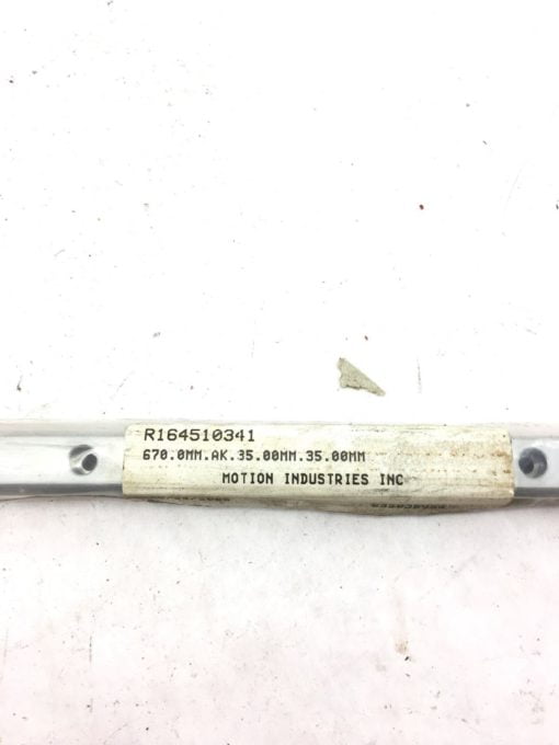NEW BOSCH REXROTH R164510341 GUIDE RAIL, BRL-LT, 670MM X 35MM X 35MM, (TLO) 2