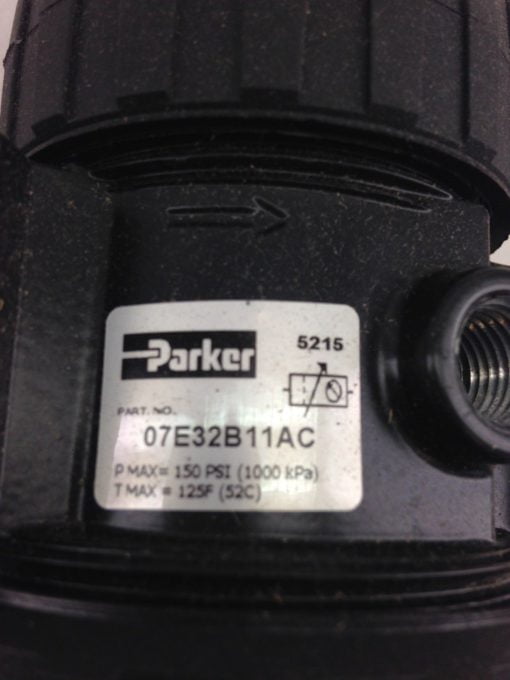 PARKER – PNEUMATICS FILTER REGULATOR 07E32B11AC (B450) 2
