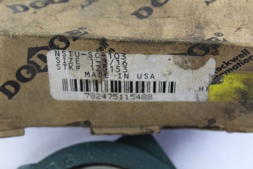 Dodge take up ball bearing NSTU-SC-103 / 125153 *NEW* (G54) 2