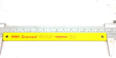 NEW Starrett RS350-6 Power Hacksaw Blade Solid Hi-Speed Stl 14″ x 6 TPI 4-PK(H3) 1