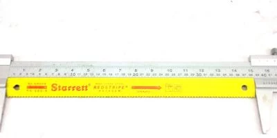 NEW Starrett RS350-6 Power Hacksaw Blade Solid Hi-Speed Stl 14″ x 6 TPI 4-PK(H3) 1