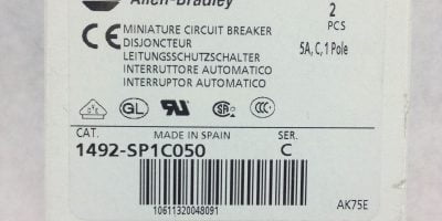 NEW! GENUINE ALLEN BRADLEY 1492-SP1C050 CIRCUIT BREAKER 2-PK FAST SHIP!!!(F253) 1