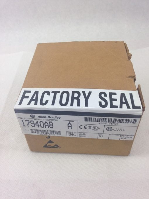 ALLEN BRADLEY 1794-OA8 OUTPUT MODULE, 85-132 VAC, 8 OUTPUTS SER A FAC SEALED H27 1