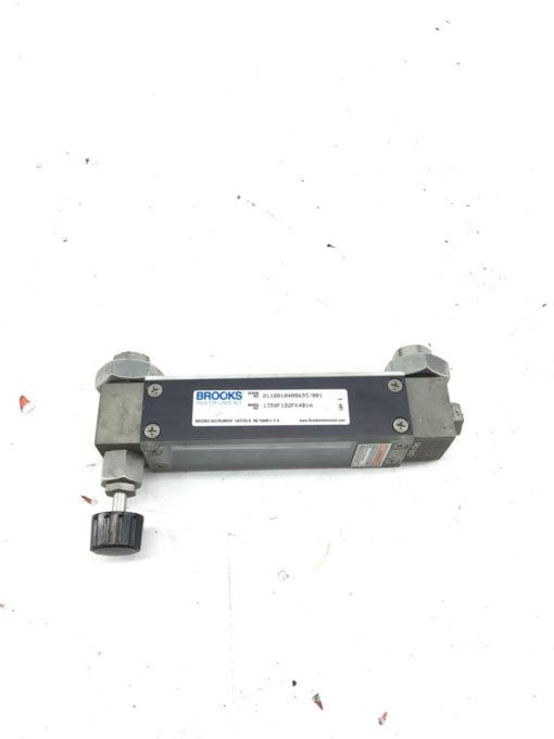 USED BROOKS 1358-F1D2FK4B1A SHO-RATE GLASS TUBE FLOWMETER, 3