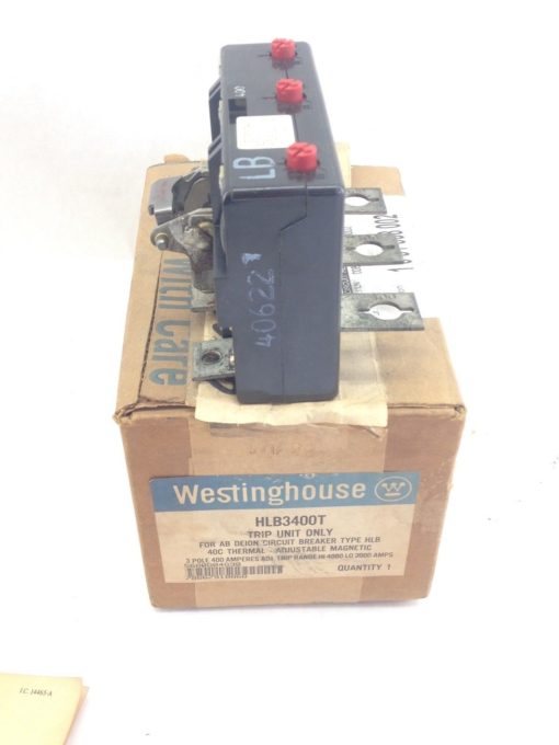 WESTINGHOUSE HLB3400T CIRCUIT BREAKER TRIP UNIT ONLY (B121) 1