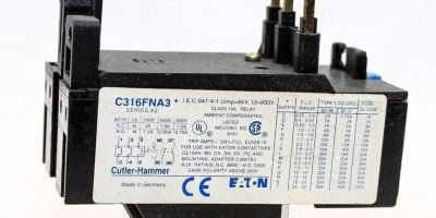 EATON CUTLER HAMMER C316FNA3 10A AMBIENT COMPENSATED THERMAL OVERLOAD RELAY! G60 1