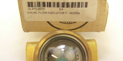 MPC-202 3054 BRASS VISUAL FLOW INDICATOR 1″ NEW IN BOX (F91) 1