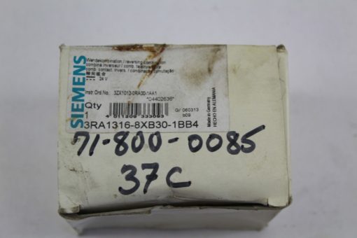 FAST SHIP!!! SIEMENS 3RA-1316-8XB30-1BB4 REVERSING CONTACTOR NEW! (J48) 1