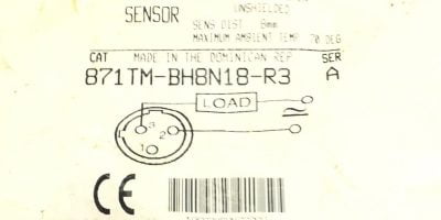 ALLEN BRADLEY 871TM-BH8N18-R3 PROXIMITY SENSOR NEW IN SEALED BAG (A587) 1